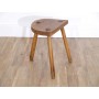 Tabouret tripode de ferme en chene 