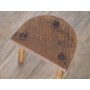 Tabouret tripode de ferme en chene 