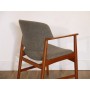 Fauteuil danois en teck d'Aksel Bender et Einar Larsen 1960