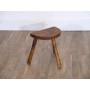 Petit tabouret vintage de ferme 1960