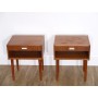 Paire de chevets scandinave vintage en teck 1960