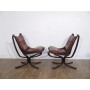 Paire de fauteuils Falcon design SIgurd Ressel pour Vatne Mobler