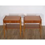 Paire de chevets vintage scandinave en teck 1960