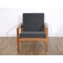 Fauteuil vintage scandinave en teck 1960