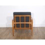 Fauteuil vintage scandinave en teck 1960