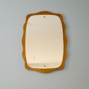 Miroir design scandinave 1960 teck