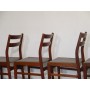 Serie de 4 chaises vintage scandinave en teck 1960