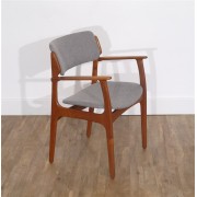 Fauteuil danois en teck d'Erik Buch 1960