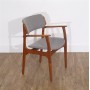 Fauteuil danois en teck d'Erik Buch 1960