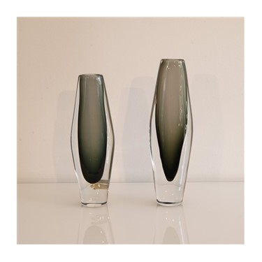 Paire de vases scandinave sommerso 1960