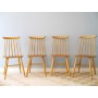 Serie de 4 chaises scandinaves Fanett, Tapiovaara