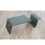 Table basse ou console scandinave en teck 1960