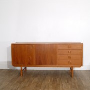 Enfilade scandinave vintage en teck 1960