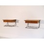 Paire de chevets suspendus scandinave vintage 1960