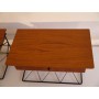 Paire de chevets suspendus scandinave vintage 1960