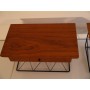 Paire de chevets suspendus scandinave vintage 1960