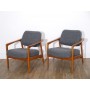 Paire de fauteuils scandinave en teck de Folke Ohlsson 1960