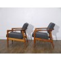 Paire de fauteuils scandinave en teck de Folke Ohlsson 1960