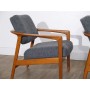 Paire de fauteuils scandinave en teck de Folke Ohlsson 1960