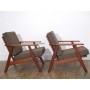 Paire de fauteuils danois vintage en teck 1960