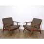 Paire de fauteuils danois vintage en teck 1960