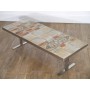 Table basse vintage en ceramique design 1970