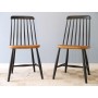 Paire de chaises scandinaves vintage