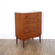 Commode vintage danoise en teck 1960