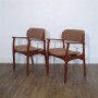 Paire de fauteuils danois de Erik Buch 