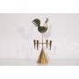 Chandelier en laiton de Gunnar Ander 