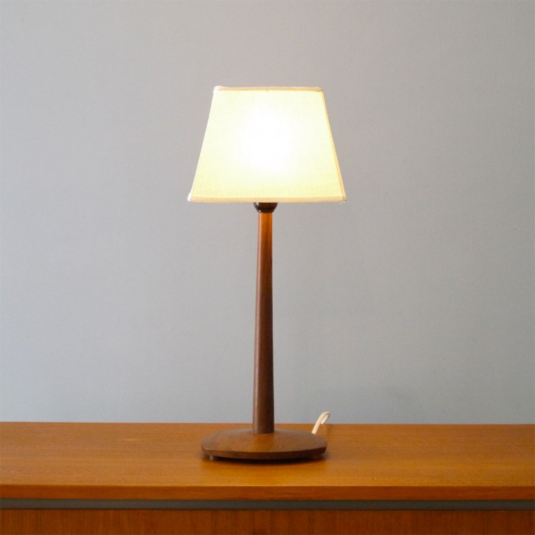 Lampe Vintage Scandinave en bois - Le palais des bricoles