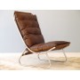 Fauteuil vintage danois en cuir 1970