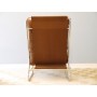 Fauteuil vintage danois en cuir 1970