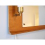 Miroir vintage scandinave en teck