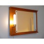 Miroir vintage scandinave en teck