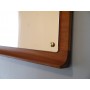 Miroir vintage scandinave en teck