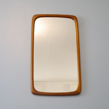 Miroir scandinave en teck 