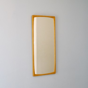 Miroir vintage scandinave en chene