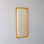 Grand miroir vintage scandinave en chêne