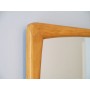 Miroir vintage scandinave en chene