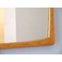 Miroir vintage scandinave en chene