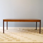 Table basse scandinave vintage en palissandre